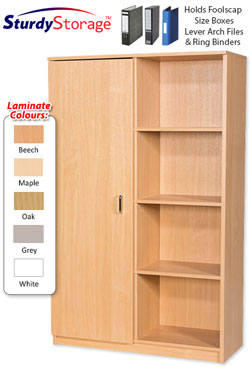 Sturdy Storage - 1710 x 858mm Open Storage with Left Side Cupboard