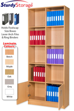 Sturdy Storage - 2108 x 858mm Open Storage with Cupboard Base