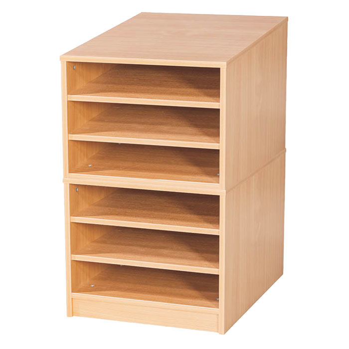 Ready Assembled 6 Fixed Shelves A2 Paper Storage