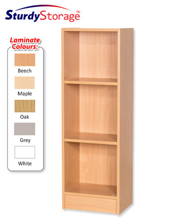 Sturdy Storage 1200mm High Narrow Bookcase