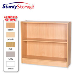 Ready Assembled School Bookcases, Wood Laminate Bookcases