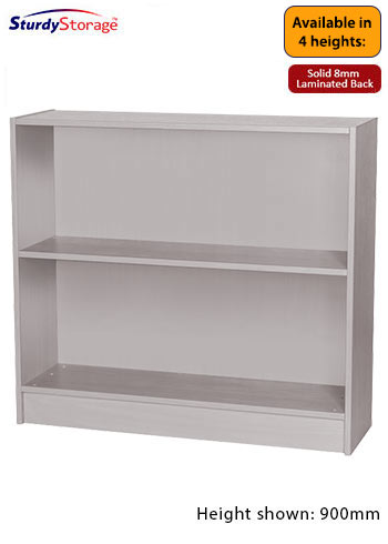 Sturdy Storage - Grey 1000mm Wide Bookcase