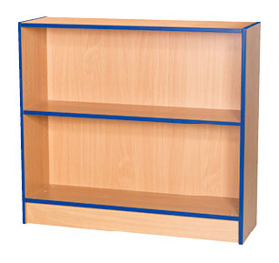 Sturdy Storage Bookcase with Coloured Edge - 750mm High