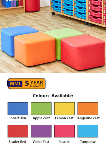 Acorn Early Years Cube Foam Seats - (Set of Four)