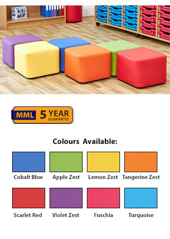 Acorn Early Years Cube Foam Seats - (Set of Six)