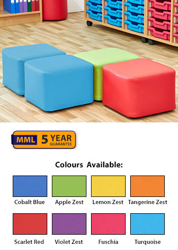 Acorn Primary Cube Foam Seats - (Set of Four)
