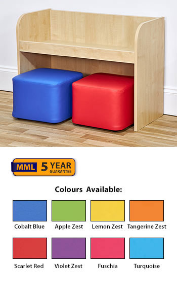 Acorn Early Years Activity Bench with Two Cube Seats