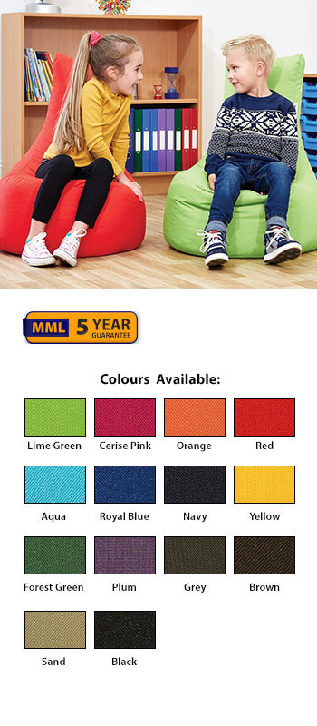 Acorn High Back Primary Bean Bag