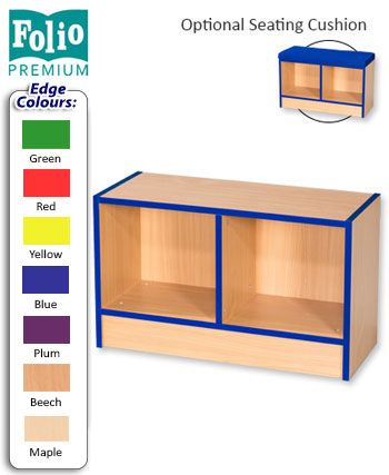 Folio Premium Double Book Storage Bench