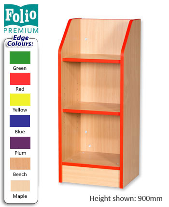 Folio Premium Slimline Library Bookcase 375mm Wide - 5 Heights