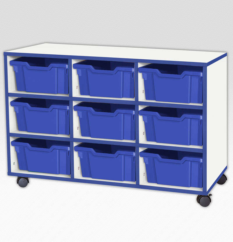 Jaz Storage Range - Triple Width Deep Tray Units