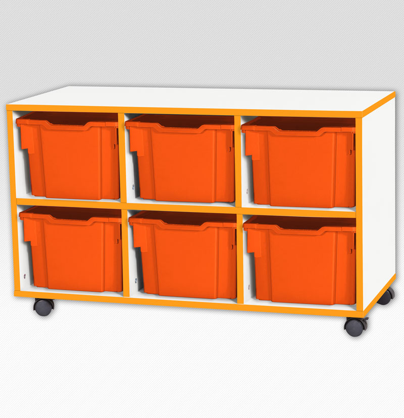 Jaz Storage Range - Triple Width Extra Deep Tray Units