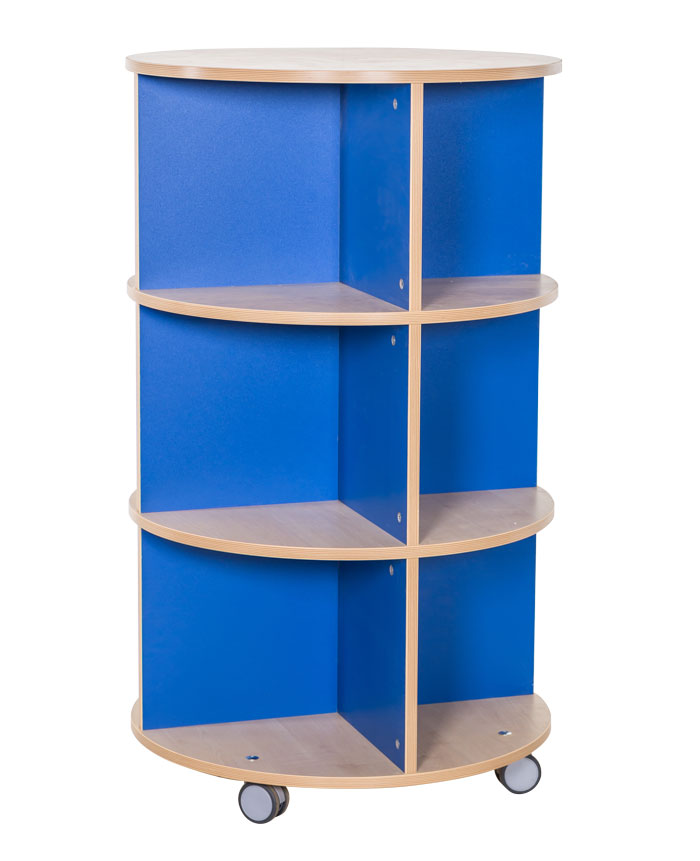 KubbyClass® Library Book Carousel - 3 Tier
