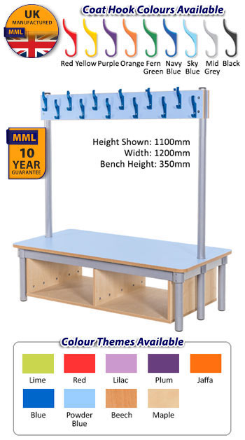 KubbyClass Double Sided Coat Tidy - 1100mm Height