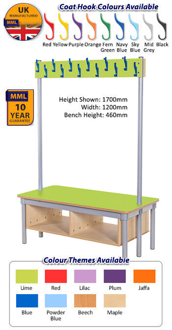 KubbyClass Double Sided Coat Tidy - 1700mm Height