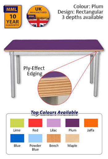 KubbyClass Rectangular Tables - 1500mm Length