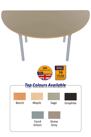 Stratford Semi-Circle Table - 1500 x 750mm