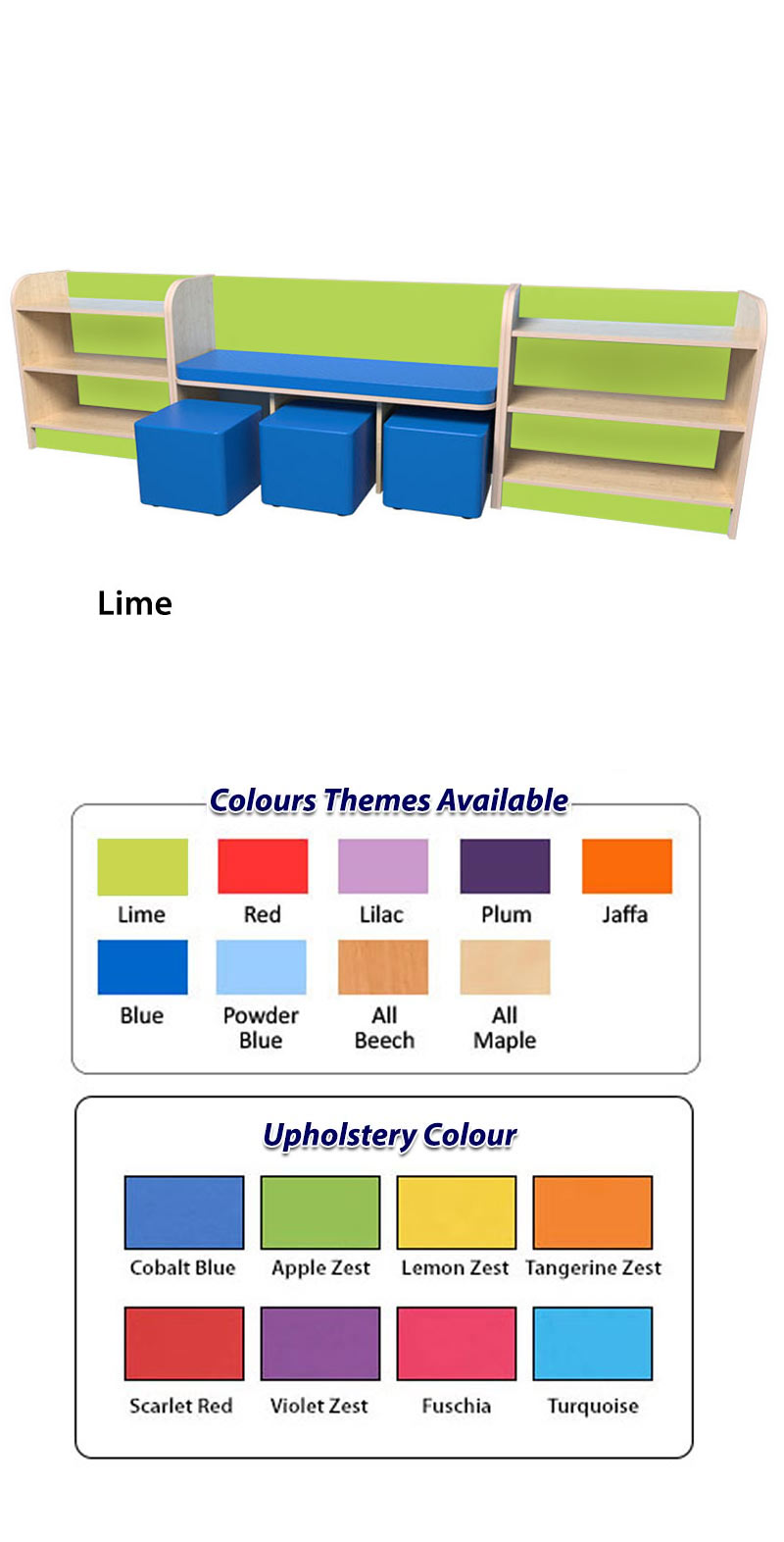 KubbyClass Reading Bench - Set K