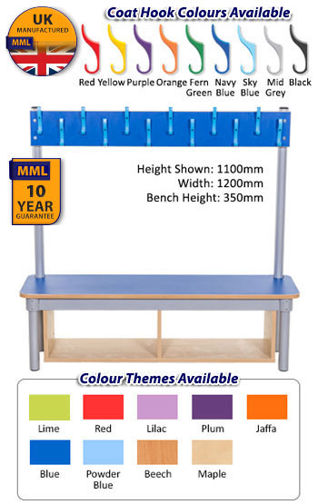 KubbyClass Single Sided Coat Tidy - 1100mm Height