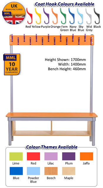 KubbyClass Single Sided Coat Tidy - 1700mm Height