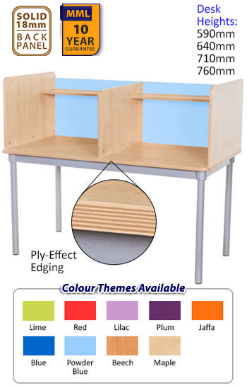 KubbyClass Square Double Carrel