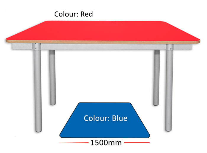 KubbyClass Trapezoidal Table 1500 x 600mm