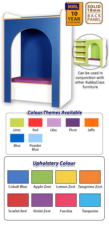 KubbyClass® Reading Nook with Seating Pad - Polar