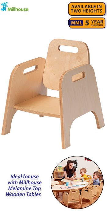 Wooden Stacking Sturdy Chair