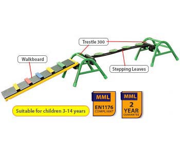 Set 1- Four Piece Freestanding Outdoor Play Gym