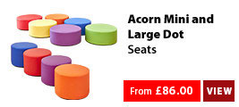 Acorn Mini and Large Dot Seats