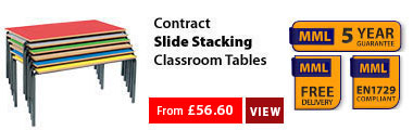 Contract Slide Stacking Classroom Tables