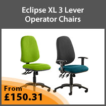 Eclipse XL 3 Lever Operator Chairs