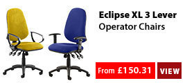 Eclipse XL 3 Lever Operator Chairs
