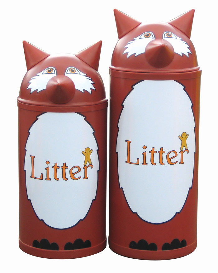 42 or 52 Litre Fox Litter Bins