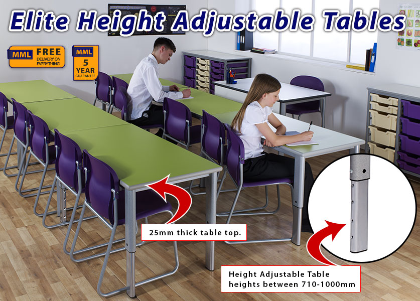 elite height adjustable 