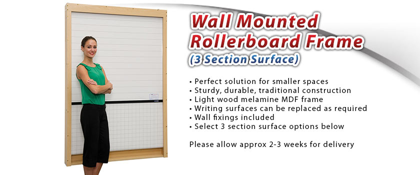 Wall Mounted Rollerboard Frame 
