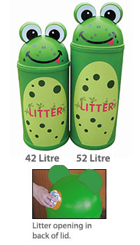 42 or 52 Litre Frog Litter Bins