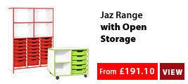 Jaz Range Units with Open Storage