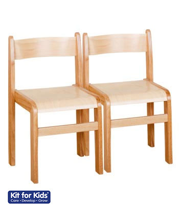 Wooden Chair (Set of 2) Natural/Natural