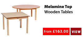 Melamine Top Wooden Tables