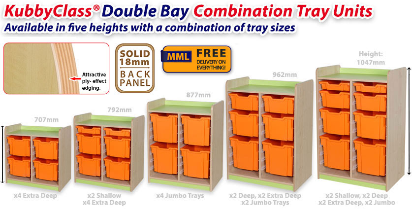 Double Bay Combo Tray Frag