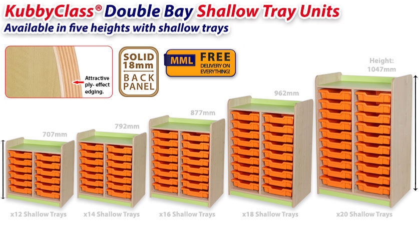 KubbyClass Double Bay Shallow Units
