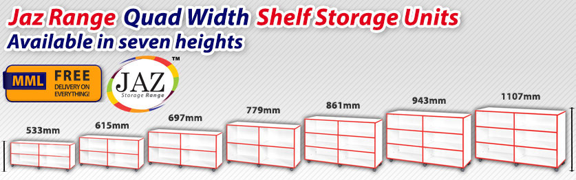 Quad Width Shelf Unit Frag