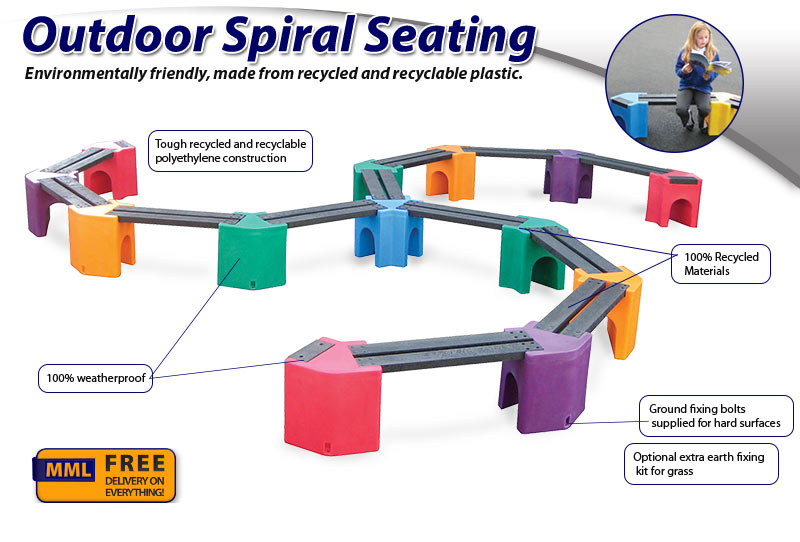 Frag Outdoor Spiral Seating