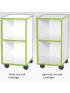 Jaz Storage Range - Single Width Shelf Storage Unit - view 2