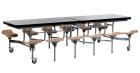 Primo Mobile Folding Table & Seating (Black Gloss) - view 1