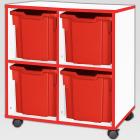 Jaz Storage Range - Double Width Jumbo Tray Units - view 1