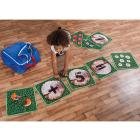 Woodland Set Of 35 Counting Mini Placement Carpets With Holdall - view 1