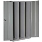 Lockable Treble Cupboard - 1830mm (holds 51 shallow trays or equivalent) - view 1