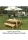 Outdoor Wooden Bench - Set of 2 - view 2